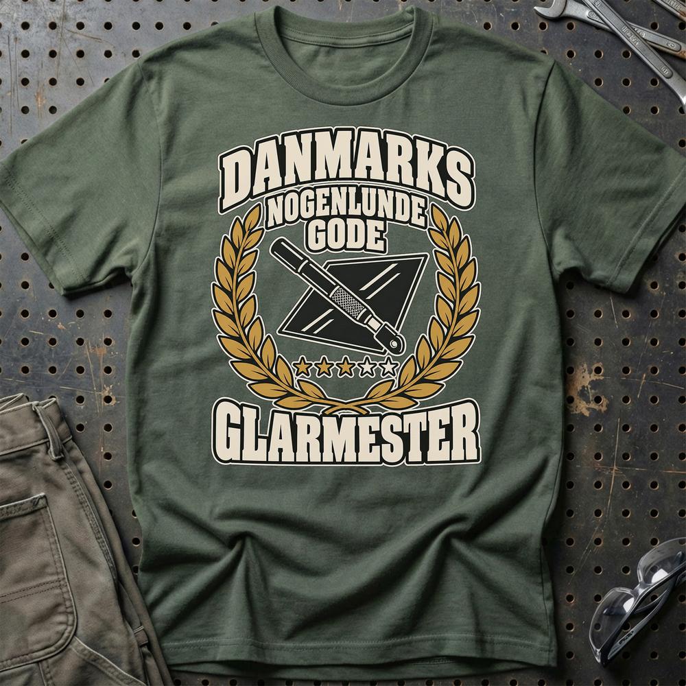 
Produktbillede af Glarmester – Danmarks Nogenlunde Gode T-Shirt