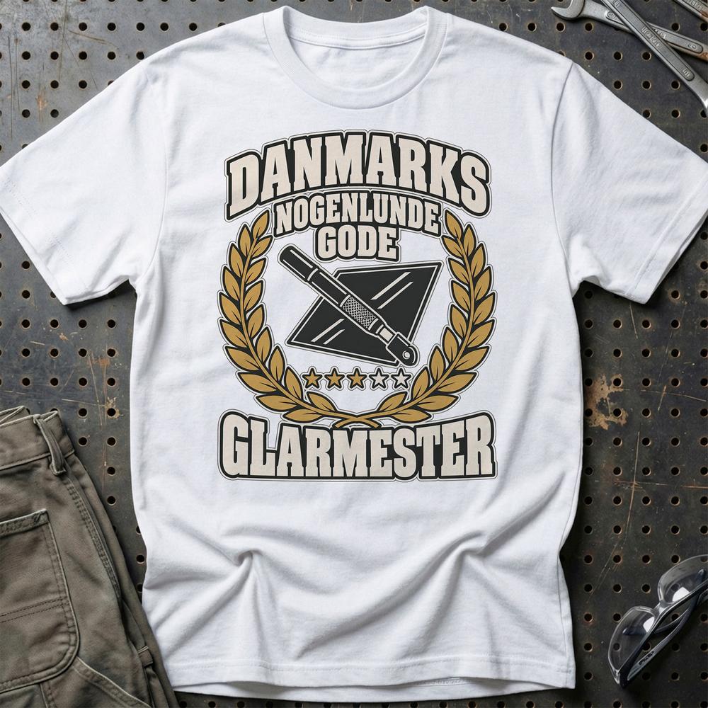 
Produktbillede af Glarmester – Danmarks Nogenlunde Gode T-Shirt