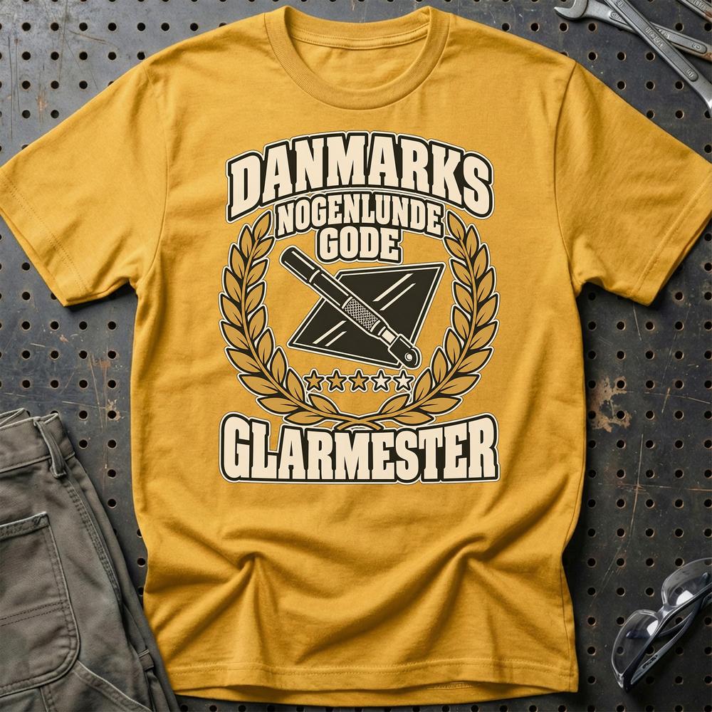 
Produktbillede af Glarmester – Danmarks Nogenlunde Gode T-Shirt