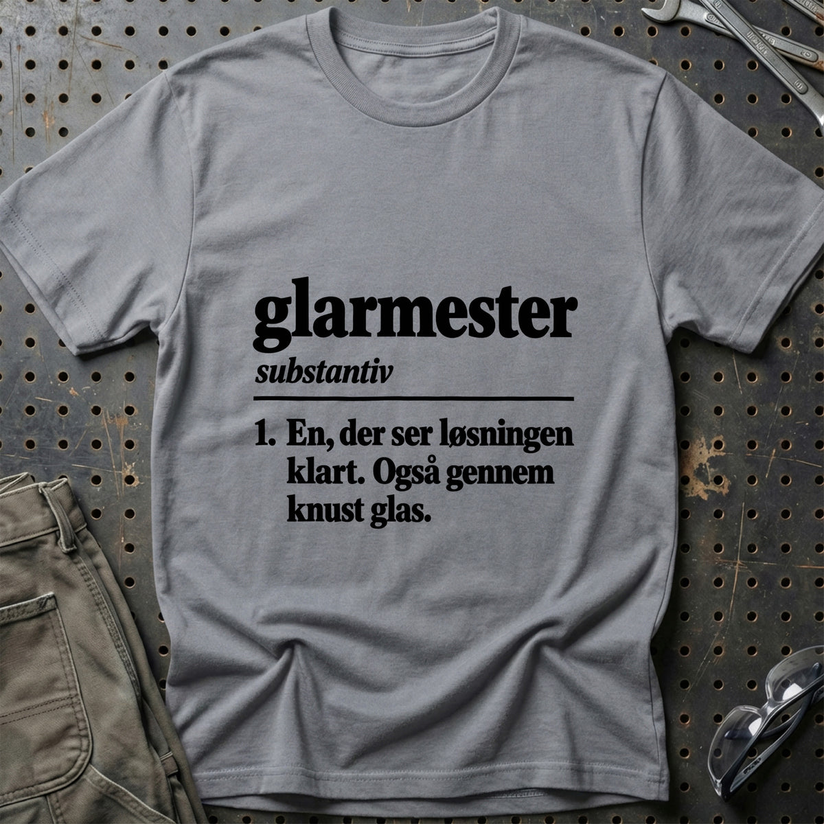 
Glarmester – Definition T-Shirt – Grå Sport