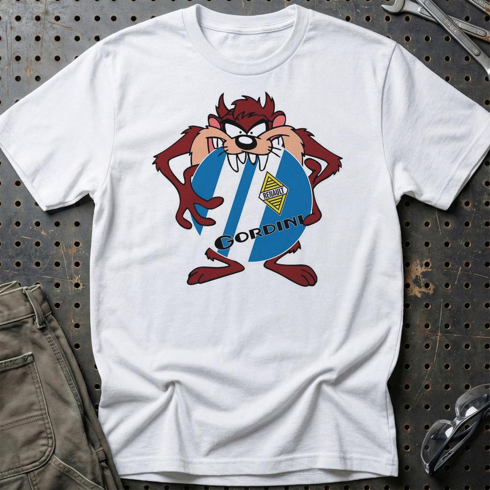 Gordini TAZ T-Shirt-Beklædning-Gordini-Hvid-S-Garage Culture Shop- garage - man cave - merchandise