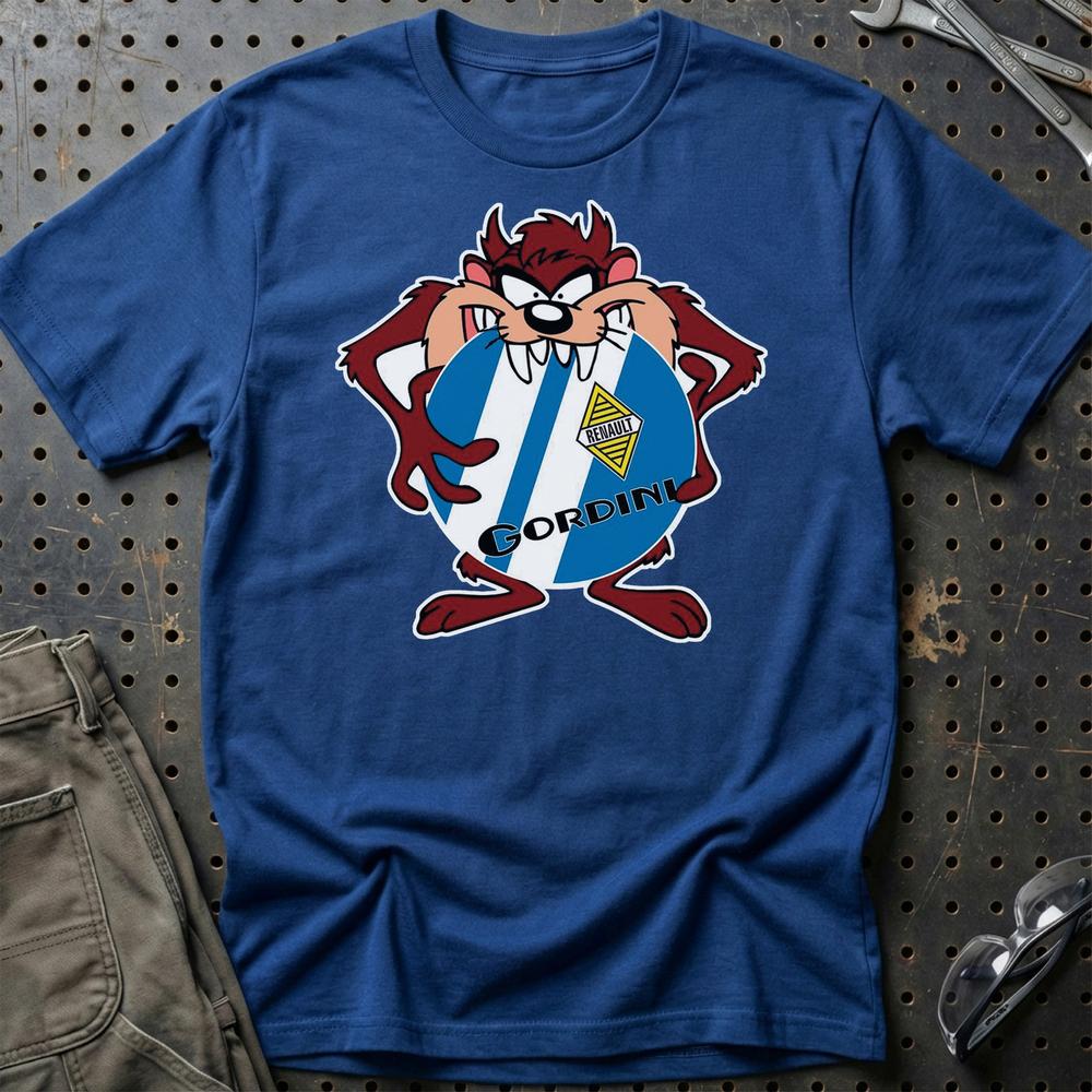 Gordini TAZ T-Shirt-Beklædning-Gordini-Blå Royal-S-Garage Culture Shop- garage - man cave - merchandise