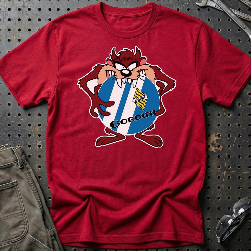 Gordini TAZ T-Shirt-Beklædning-Gordini-Rød-S-Garage Culture Shop- garage - man cave - merchandise