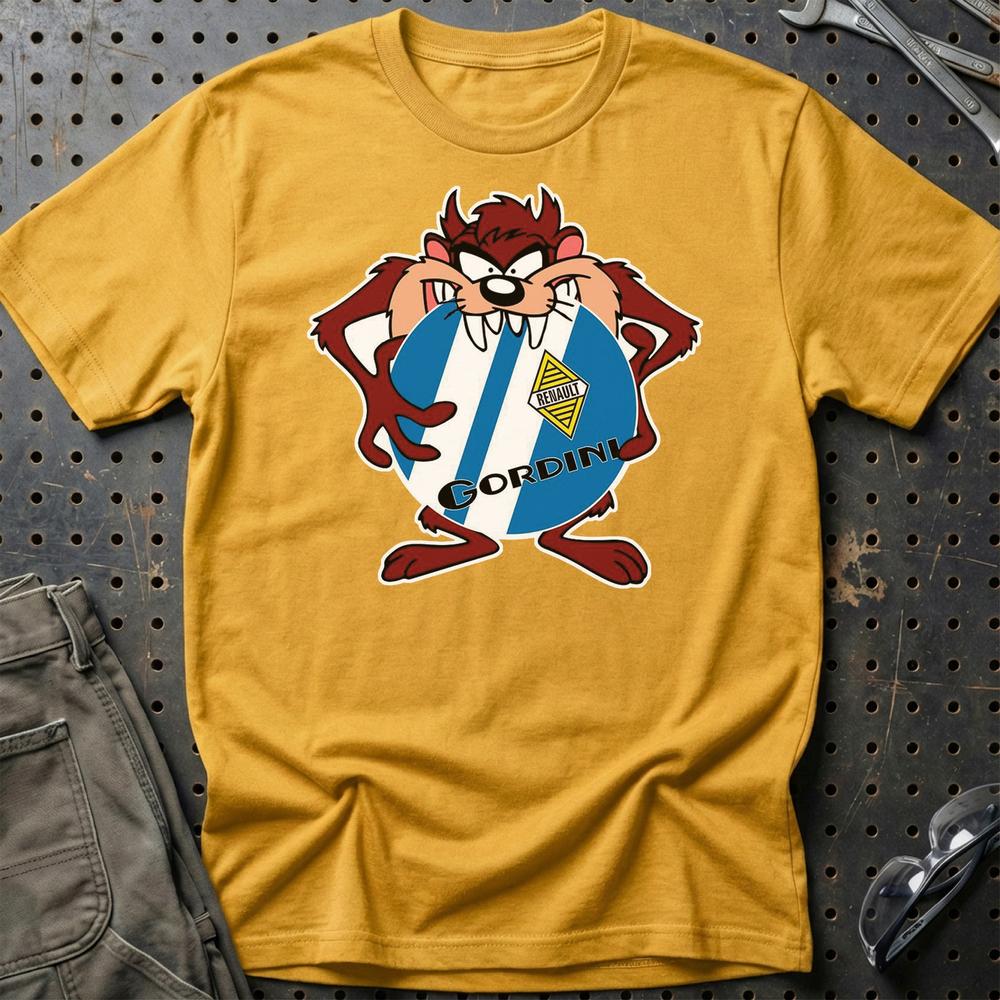 Gordini TAZ T-Shirt-Beklædning-Gordini-Guld-S-Garage Culture Shop- garage - man cave - merchandise
