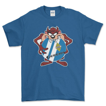 Gordini TAZ Unisex T-Shirt , Bomuld-Beklædning-Gordini-Blå Royal-S-Forside-Garage Culture Shop- garage - man cave - merchandise