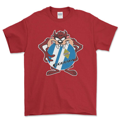 Gordini TAZ Unisex T-Shirt , Bomuld-Beklædning-Gordini-Rød-S-Forside-Garage Culture Shop- garage - man cave - merchandise