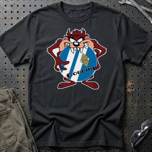 Gordini TAZ Unisex T-Shirt , Bomuld-Beklædning-Gordini-Sort-S-Garage Culture Shop- garage - man cave - merchandise