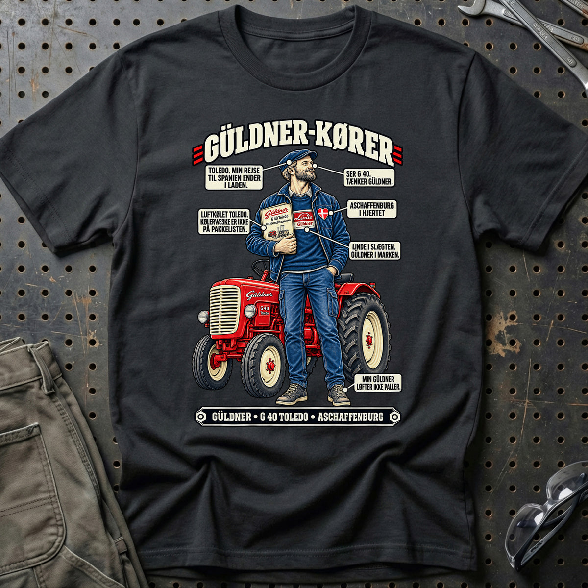 
Güldner-Kører T-Shirt – Sort