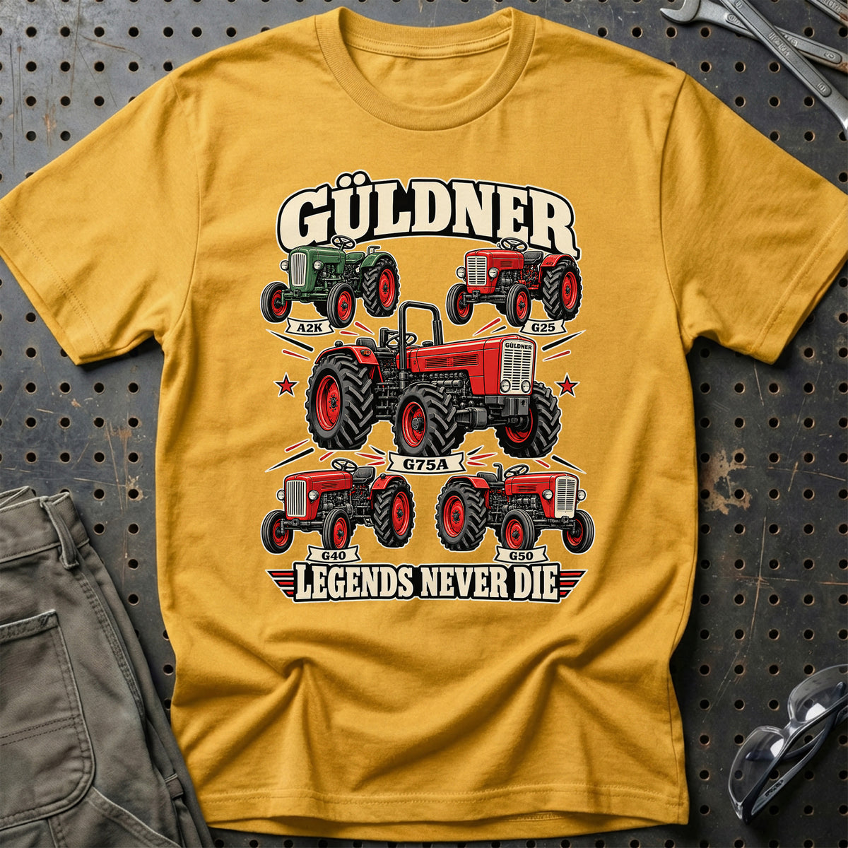 
Produktbillede af Güldner Legends Never Die T-Shirt