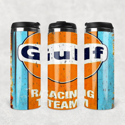 Gulf Motor Oil Termokrus Tumbler Rustfrit Stål-Krus-Motorolie-Garage Culture Shop- garage - man cave - merchandise