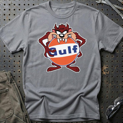 Gulf TAZ Unisex T-Shirt , Bomuld-Beklædning-Motoroil-Grå Sport-S-Garage Culture Shop- garage - man cave - merchandise