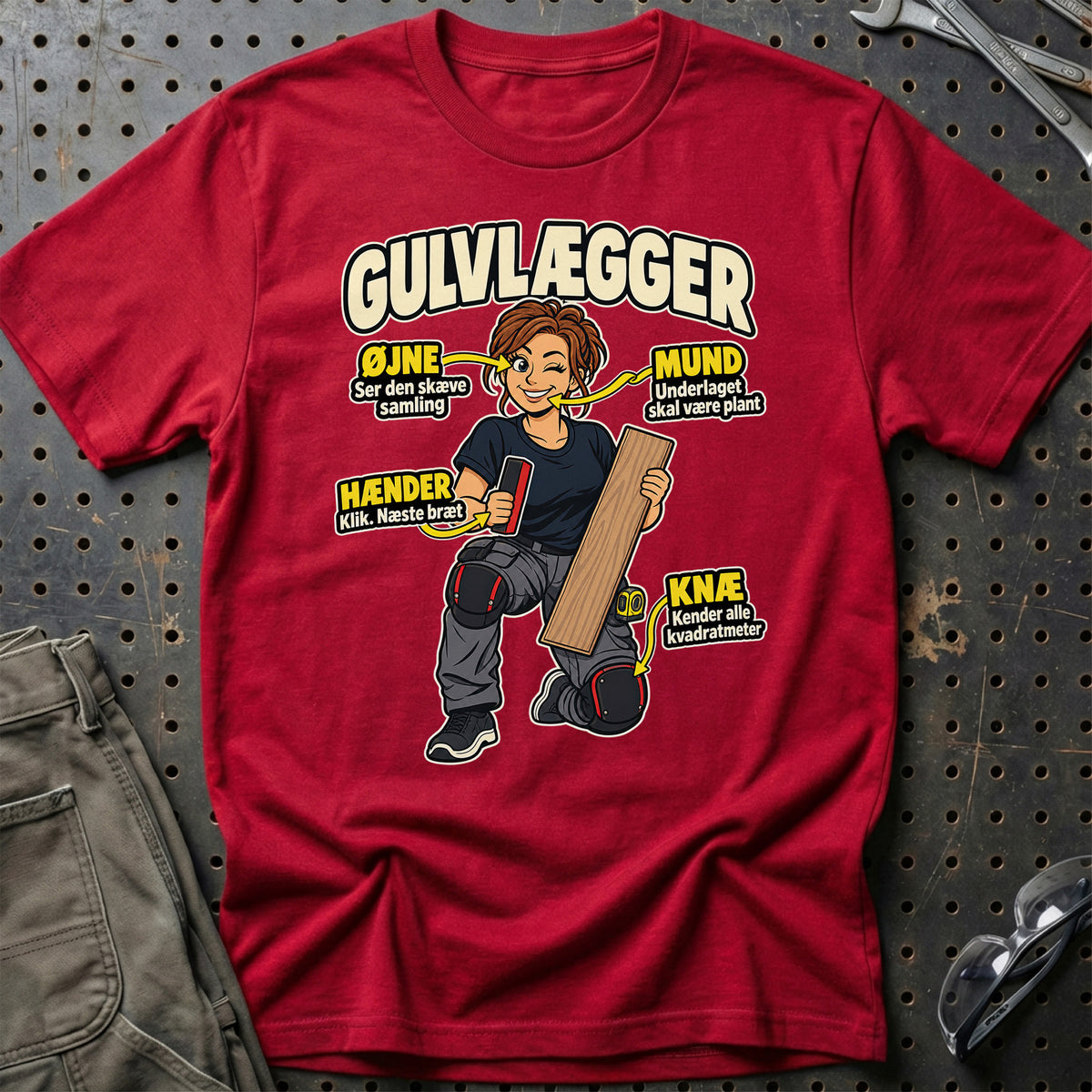 
Produktbillede af Gulvlægger – Anatomi T-Shirt