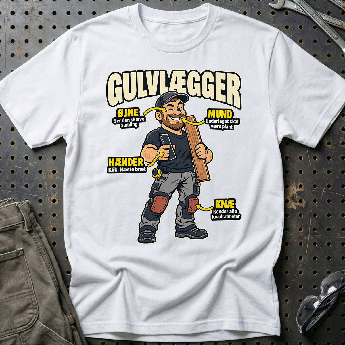 
Produktbillede af Gulvlægger – Anatomi T-Shirt