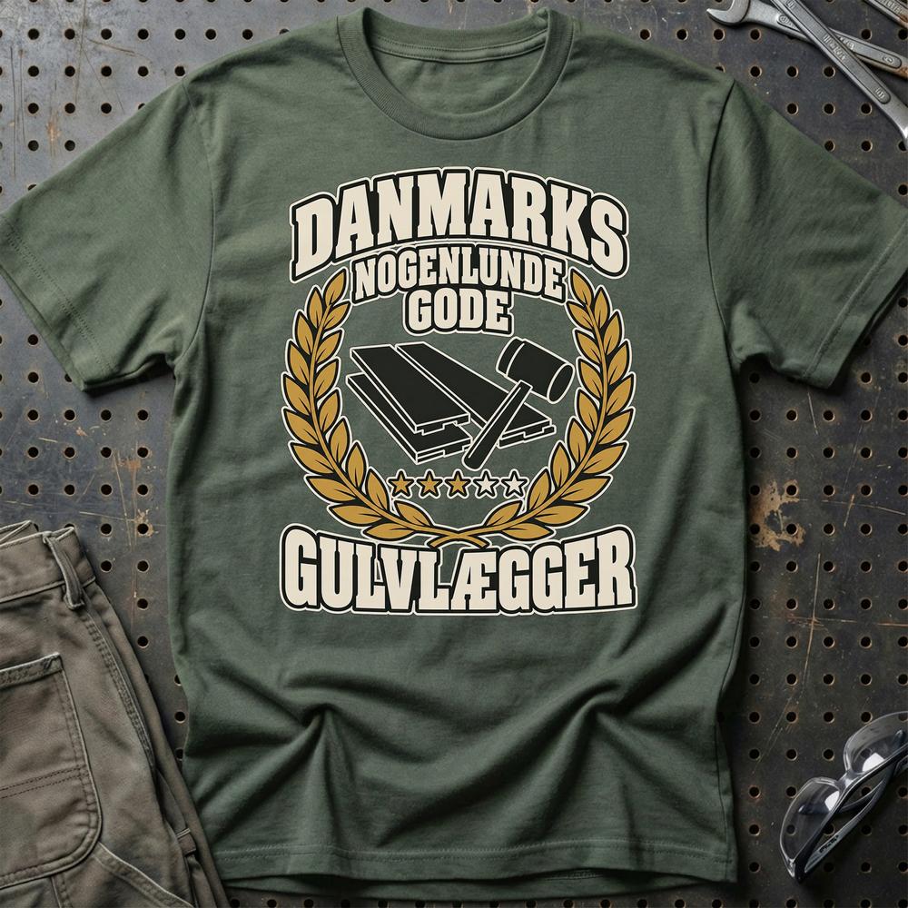 
Produktbillede af Gulvlægger – Danmarks Nogenlunde Gode T-Shirt