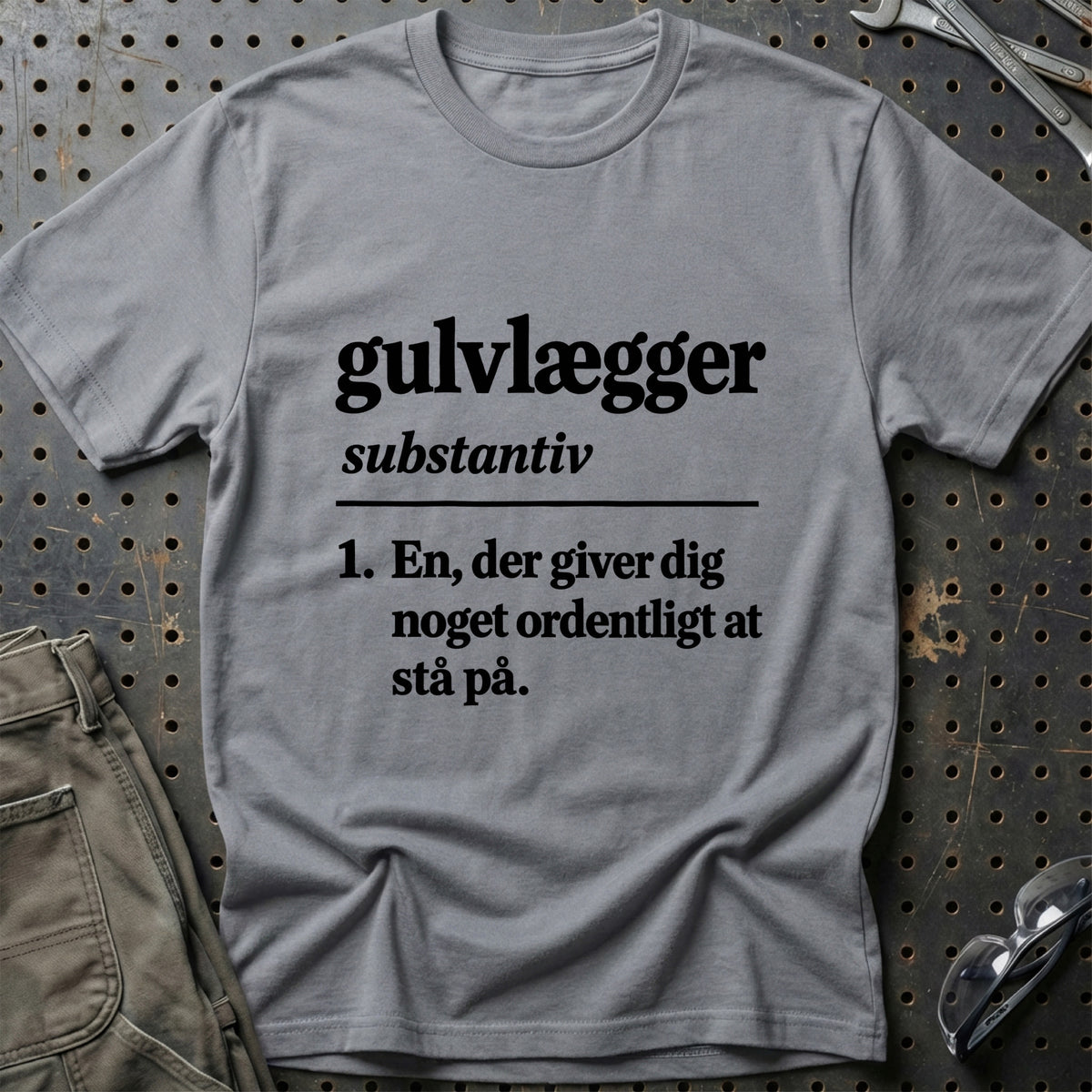 
Gulvlægger – Definition T-Shirt – Grå Sport