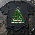 
Gulvlægger – Julehygge – Unisex T-Shirt – Sort