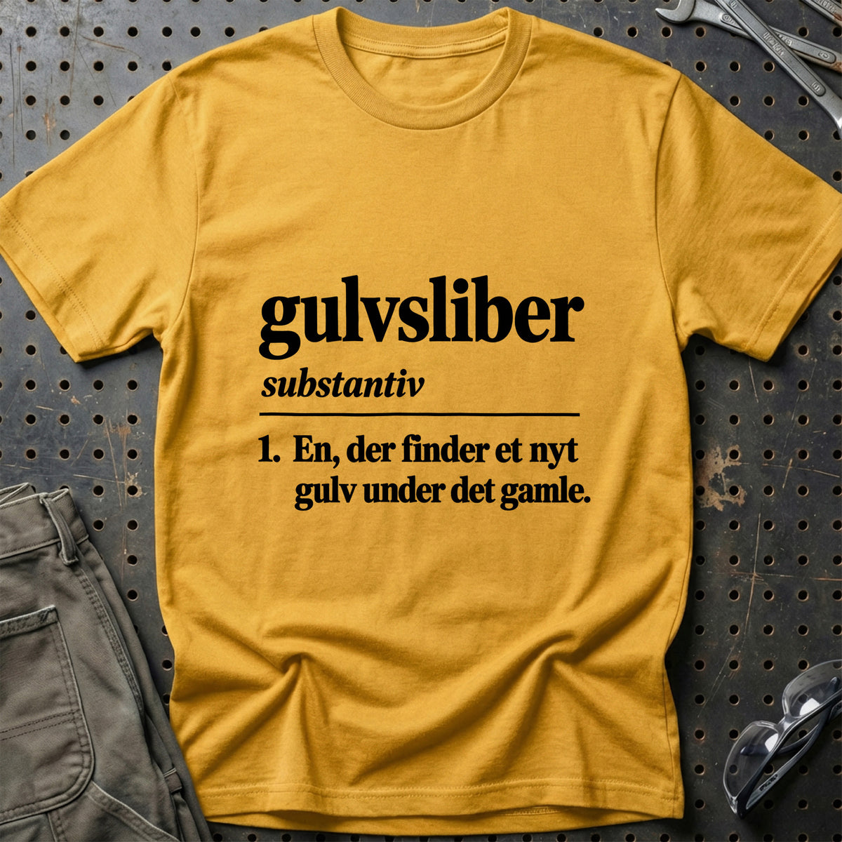 
Gulvsliber – Definition T-Shirt – Guld