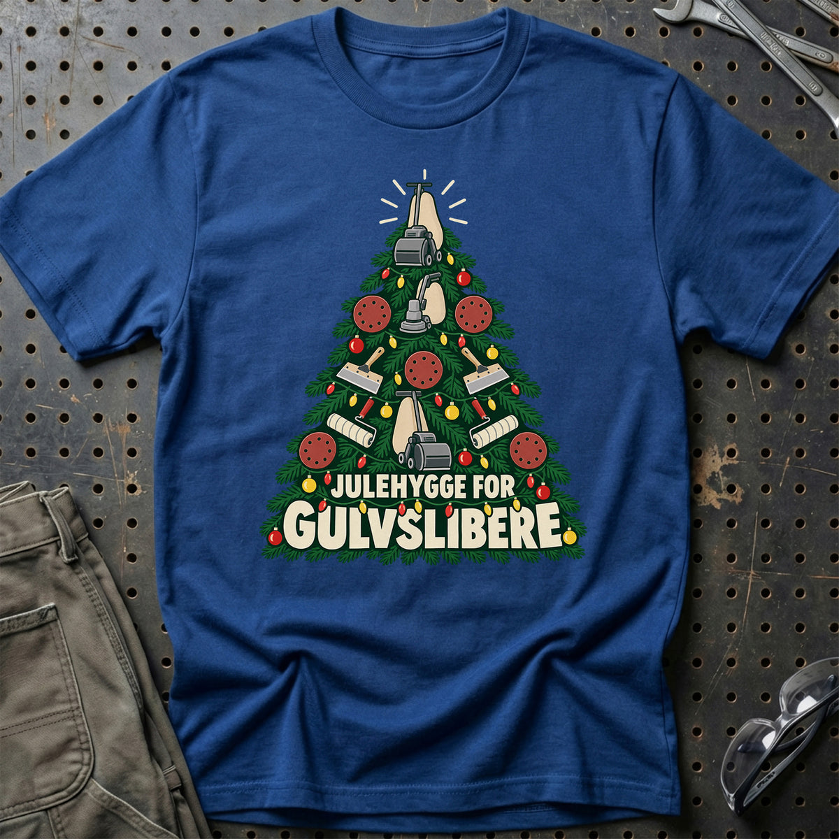 
Gulvsliber – Julehygge – Unisex T-Shirt – Blå Royal