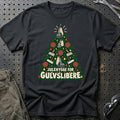 
Gulvsliber – Julehygge – Unisex T-Shirt – Sort