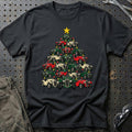 
HRG Juletræ Christmas Tree Unisex T-Shirt – Sort – print foran