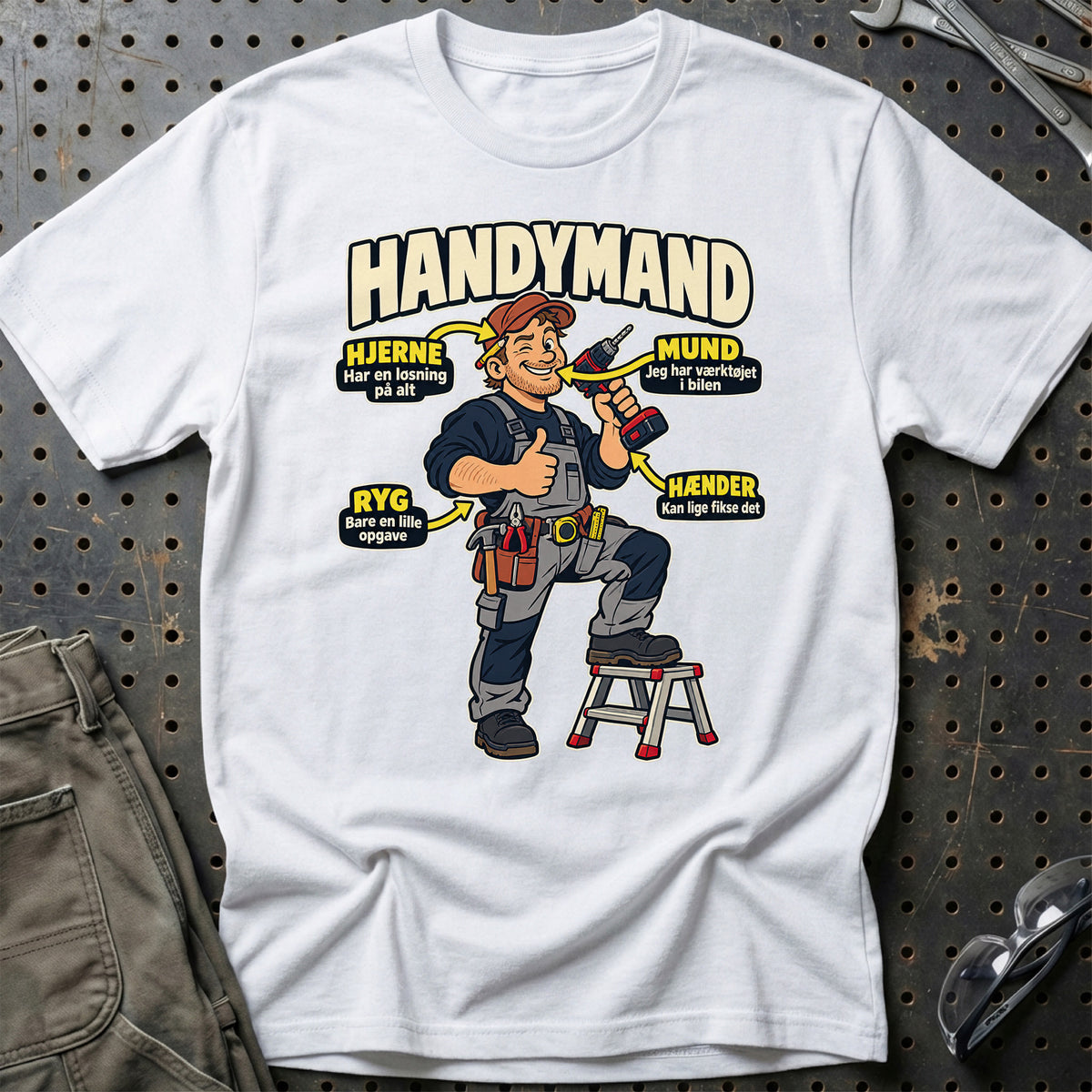 
Produktbillede af Handyman – Anatomi T-Shirt
