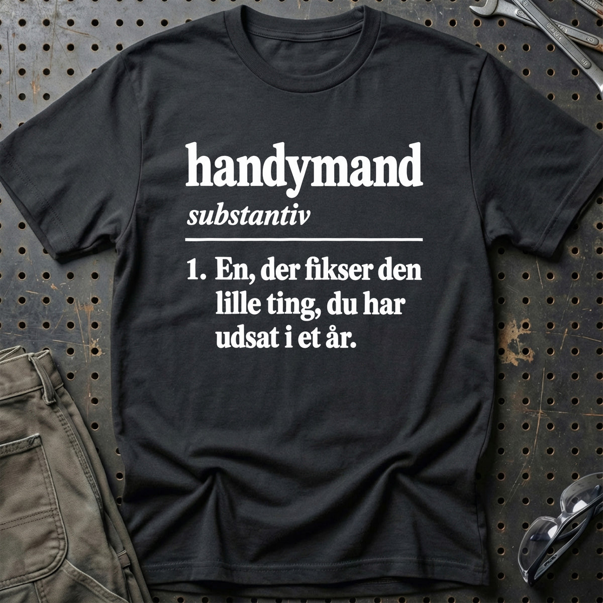 
Handymand – Definition T-Shirt – Sort