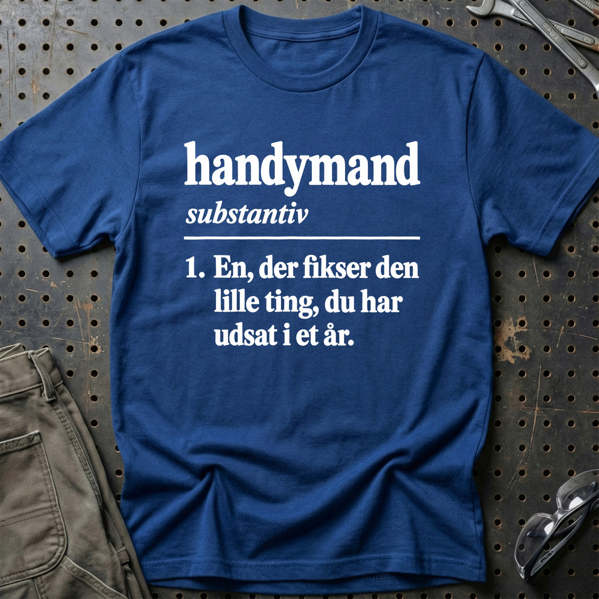 
Handymand – Definition T-Shirt – Blå Royal