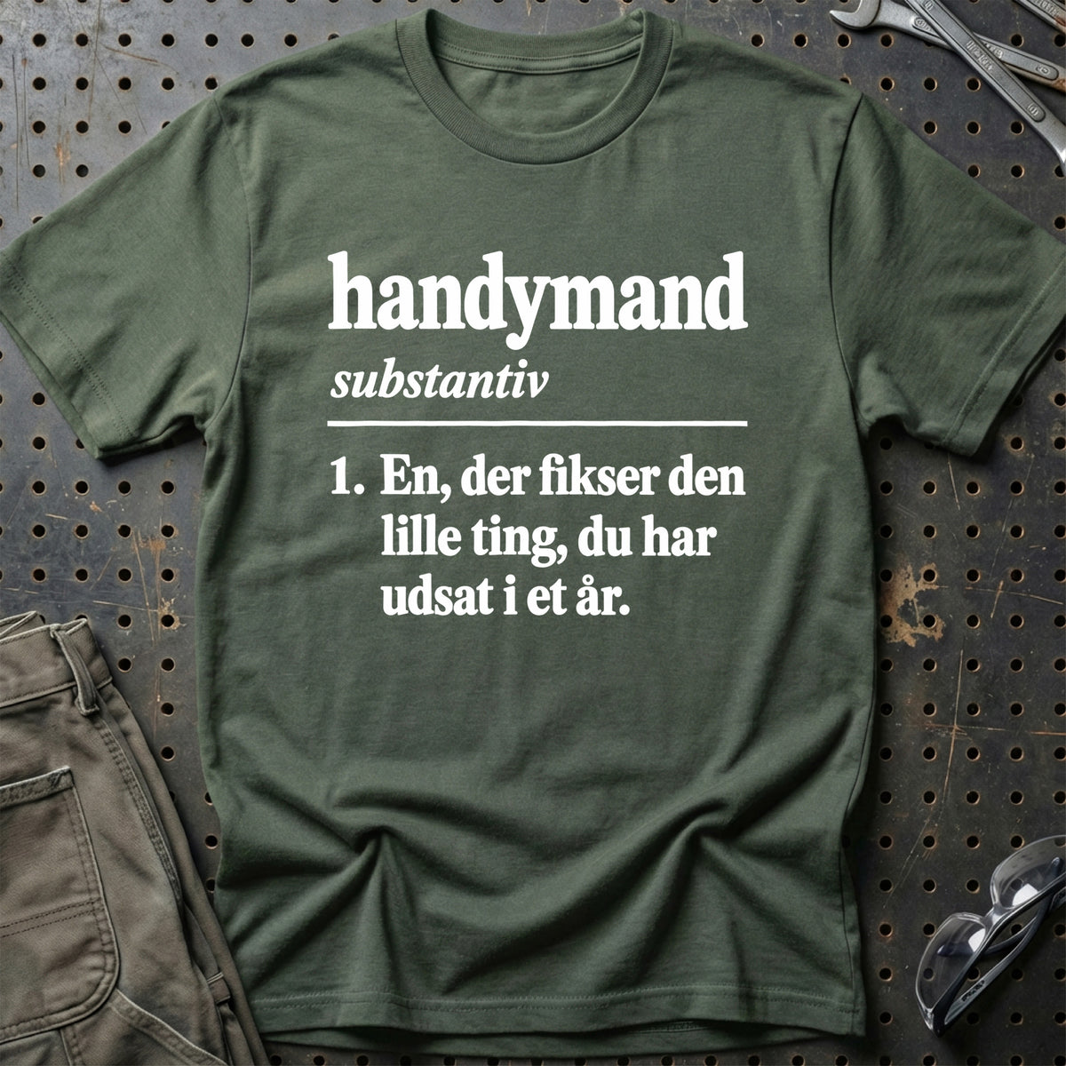 
Handymand – Definition T-Shirt – Grøn Militær