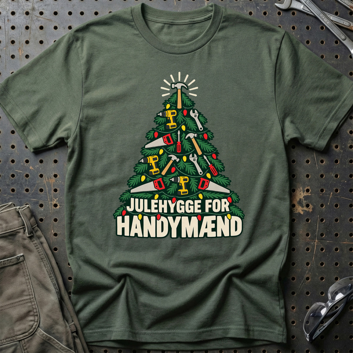 
Handymand – Julehygge – Unisex T-Shirt – Grøn Militær