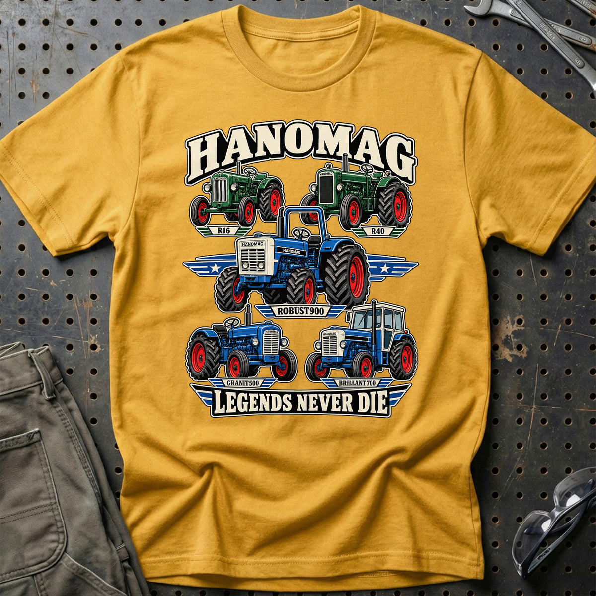 
Produktbillede af Hanomag Legends Never Die T-Shirt