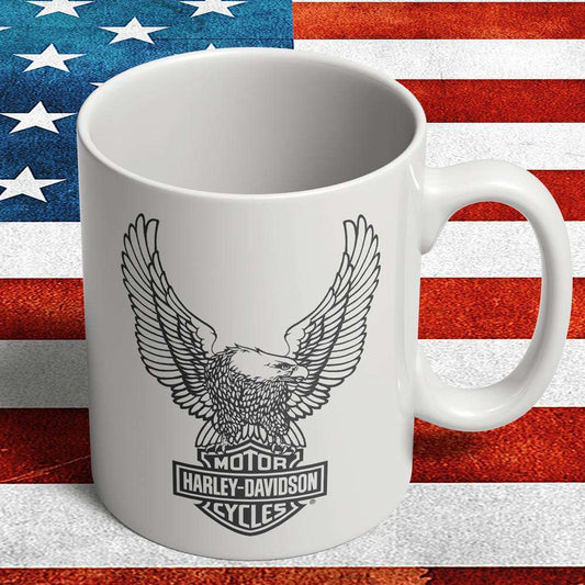 Harley Davidson Keramisk Krus-Krus-Harley Davidson-Garage Culture Shop- garage - man cave - merchandise