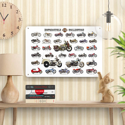 Harley Davidson Motorcycle Collection Skilte, Musemåtte, Dørmåtte-Skilte-Harley Davidson-Garage Culture Shop- garage - man cave - merchandise