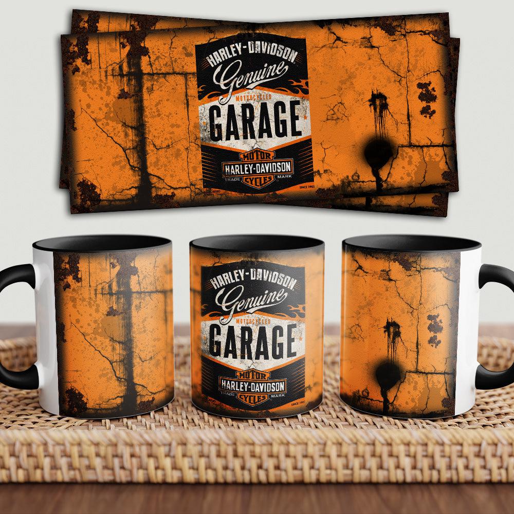 Harley "To Toner" Vintage Keramisk Krus-Krus-Motoroil-Garage Culture Shop- garage - man cave - merchandise