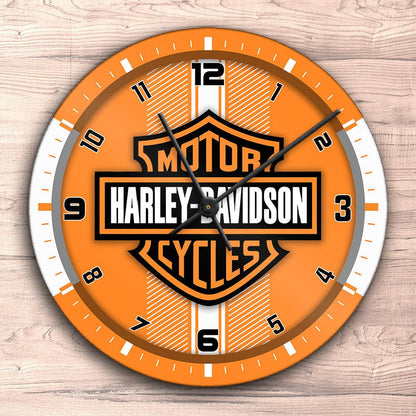 Harley Vægur Rundt-Clock-Harley Davidson-Garage Culture Shop- garage - man cave - merchandise