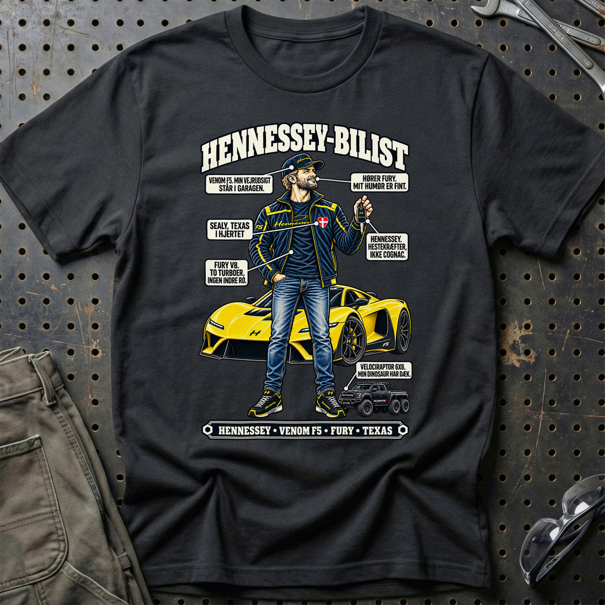 
Hennessey-Bilist T-Shirt – Sort