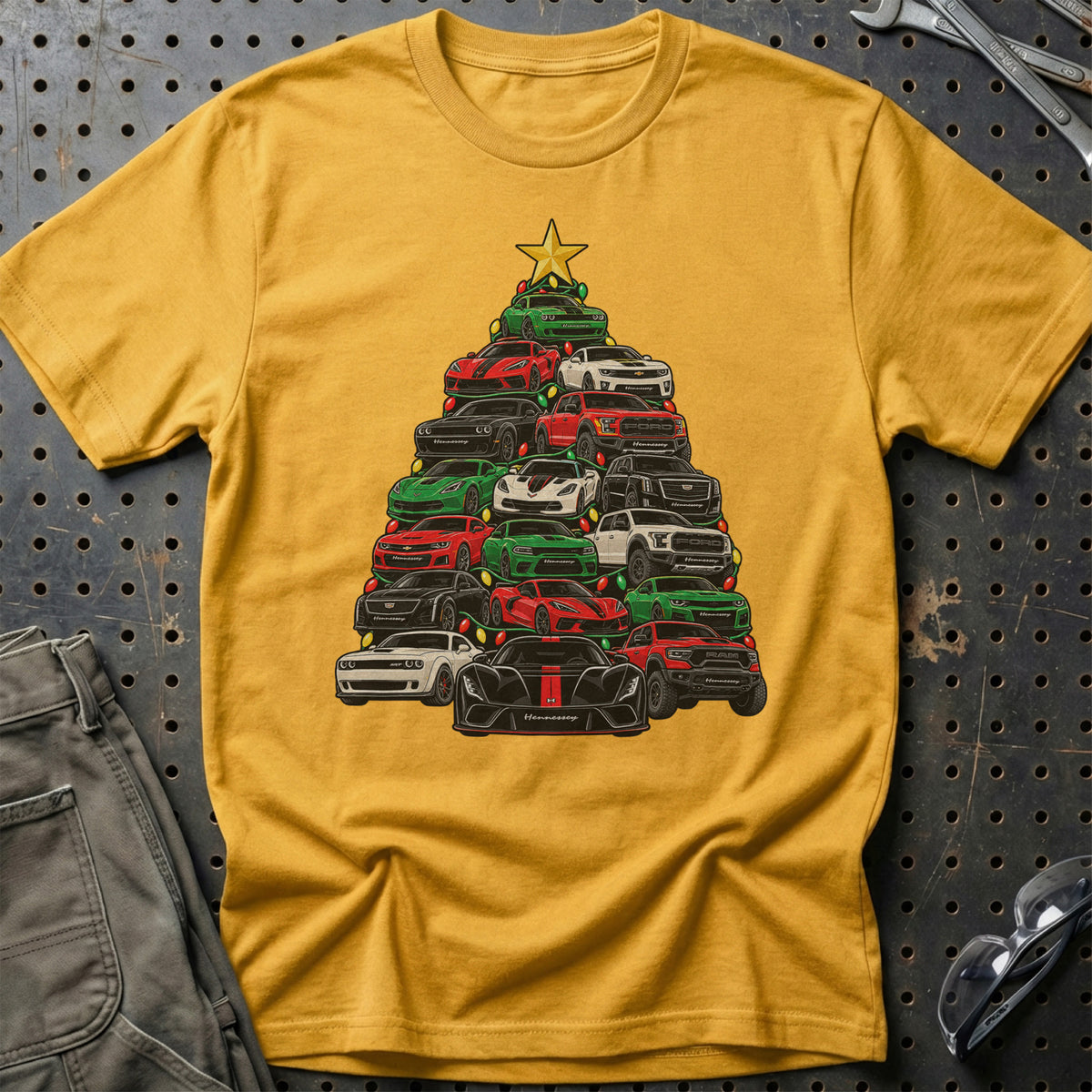 
Produktbillede af Hennessey Juletræ T-Shirt