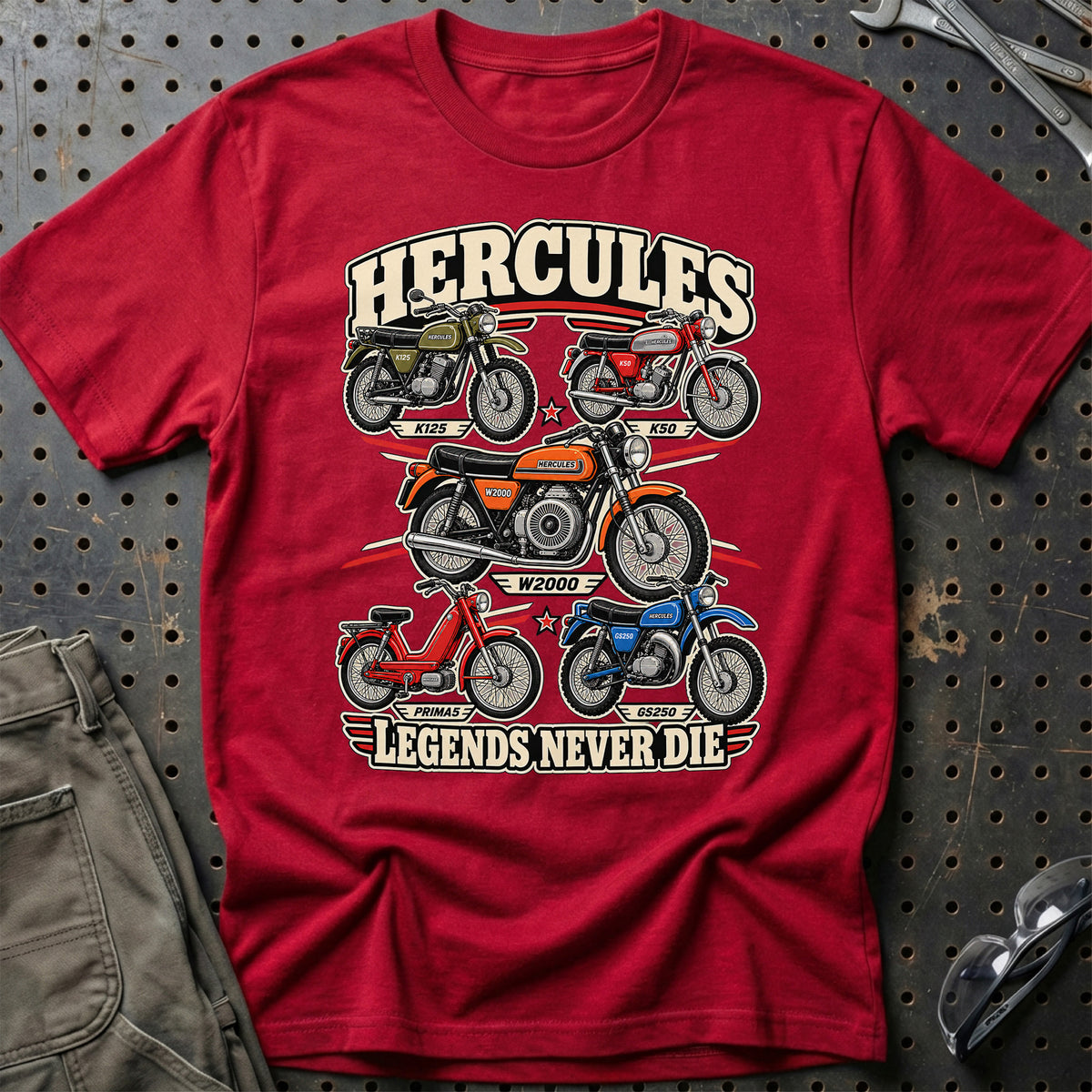 
Produktbillede af Hercules Legends Never Die T-Shirt