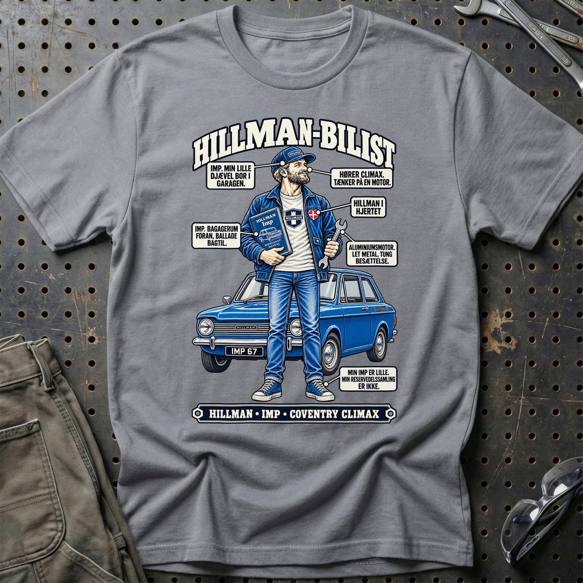 
Hillman-Bilist T-Shirt – Grå Sport