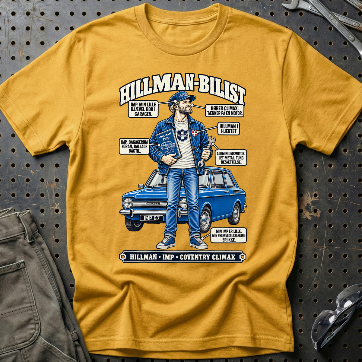 
Hillman-Bilist T-Shirt – Guld