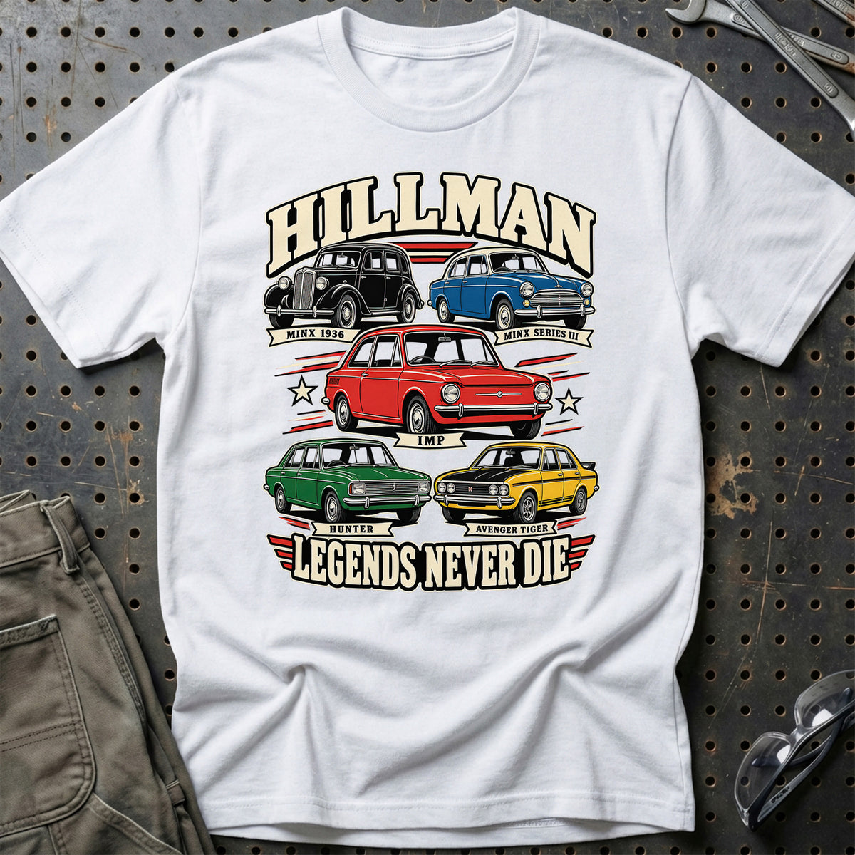 
Produktbillede af Hillman Legends Never Die T-Shirt