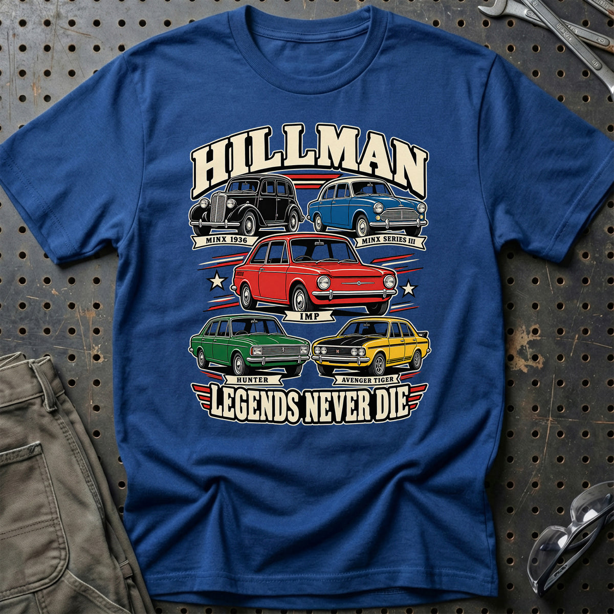 
Produktbillede af Hillman Legends Never Die T-Shirt