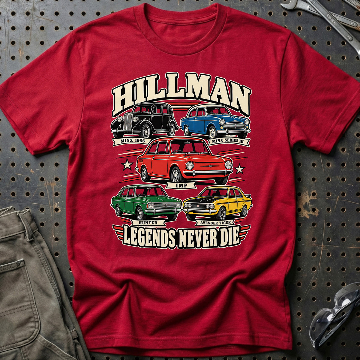 
Produktbillede af Hillman Legends Never Die T-Shirt