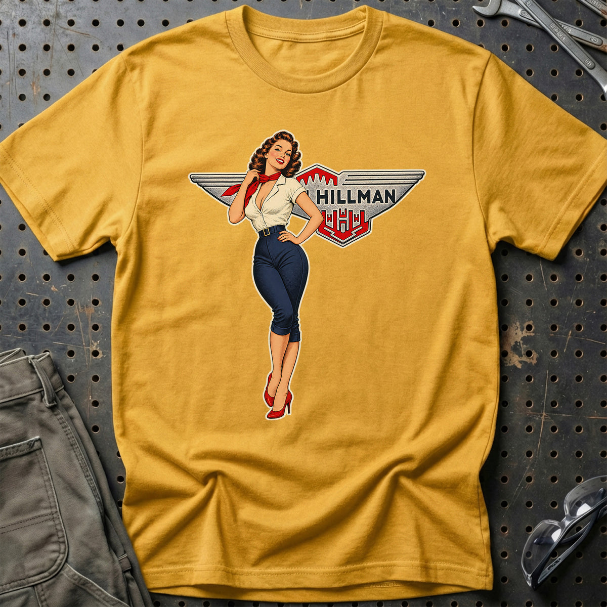 
Produktbillede af Hillman Retro Pinup T-Shirt