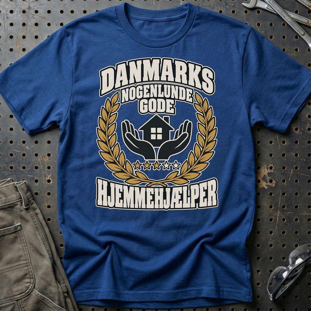 
Produktbillede af Hjemmehjælper – Danmarks Nogenlunde Gode T-Shirt