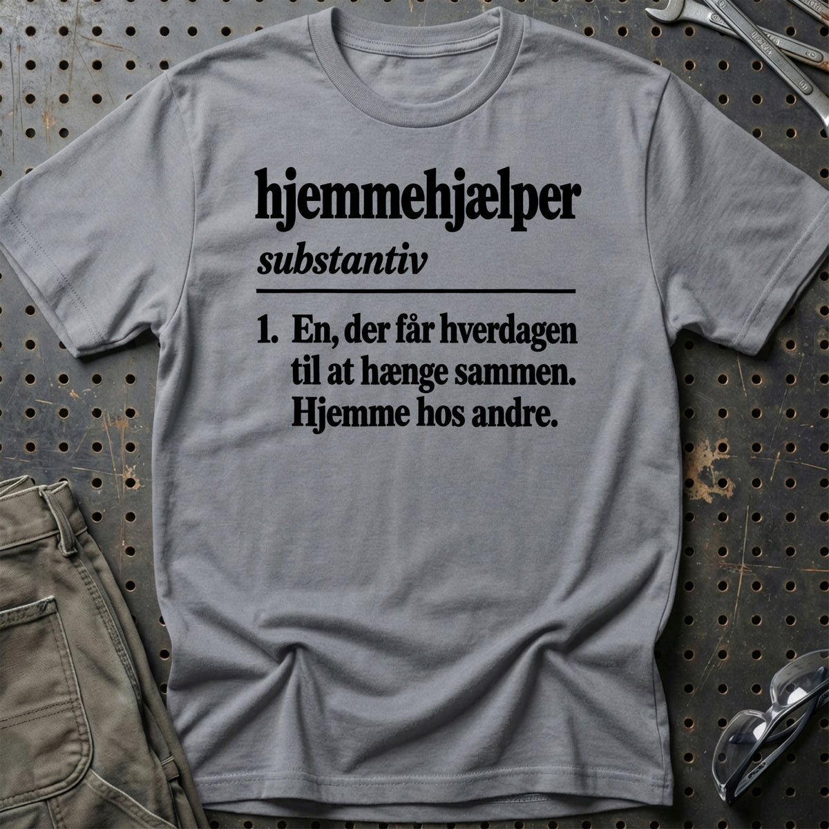 
Hjemmehjælper – Definition T-Shirt – Grå Sport