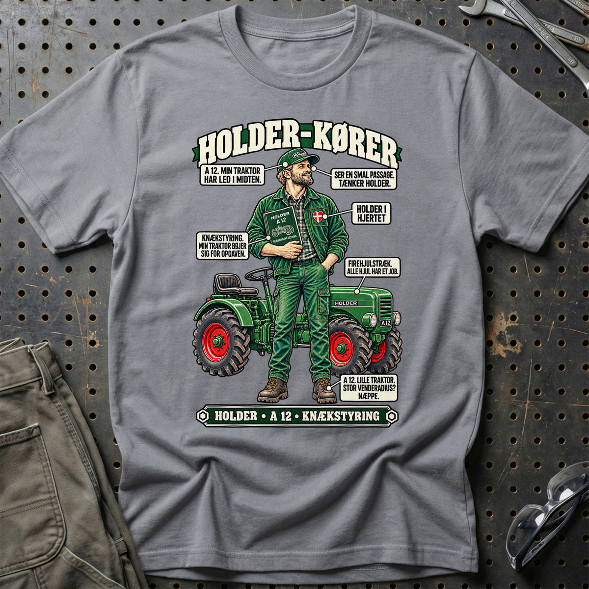 
Holder-Kører T-Shirt – Grå Sport