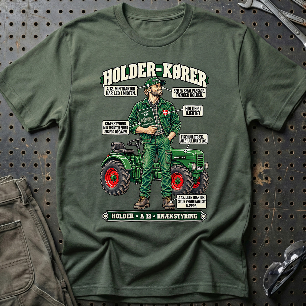 
Holder-Kører T-Shirt – Grøn Militær
