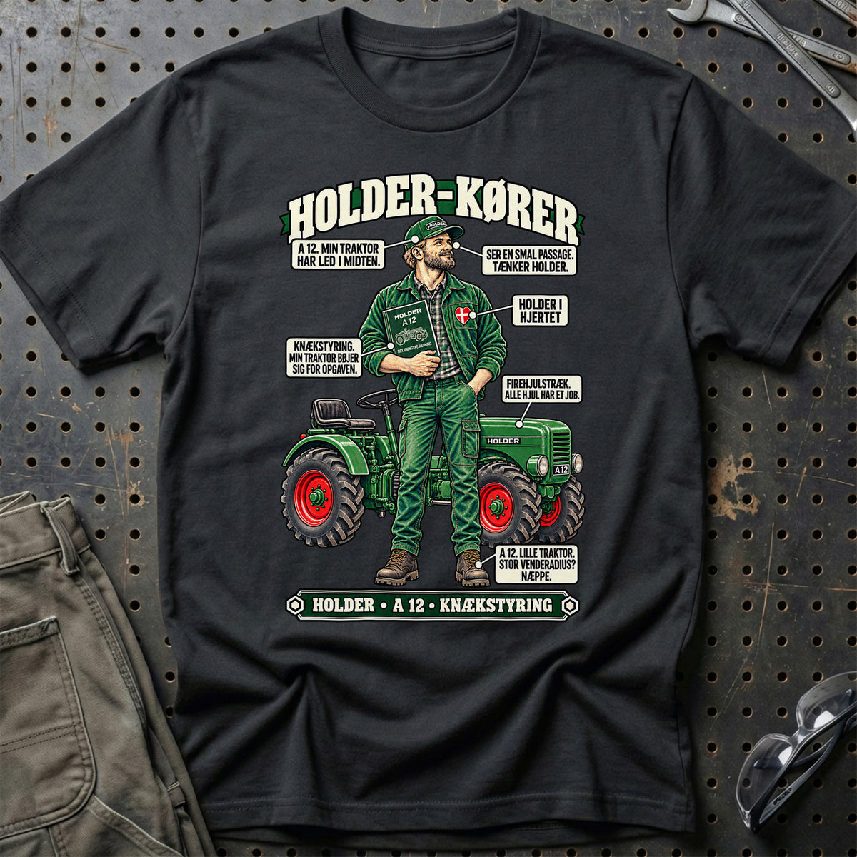 
Holder-Kører T-Shirt – Sort