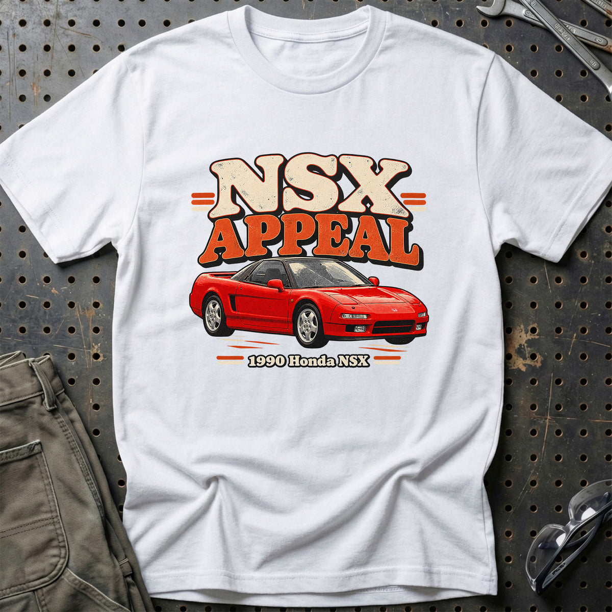 
Honda NSX 1990 – NSX Appeal T-Shirt – Hvid