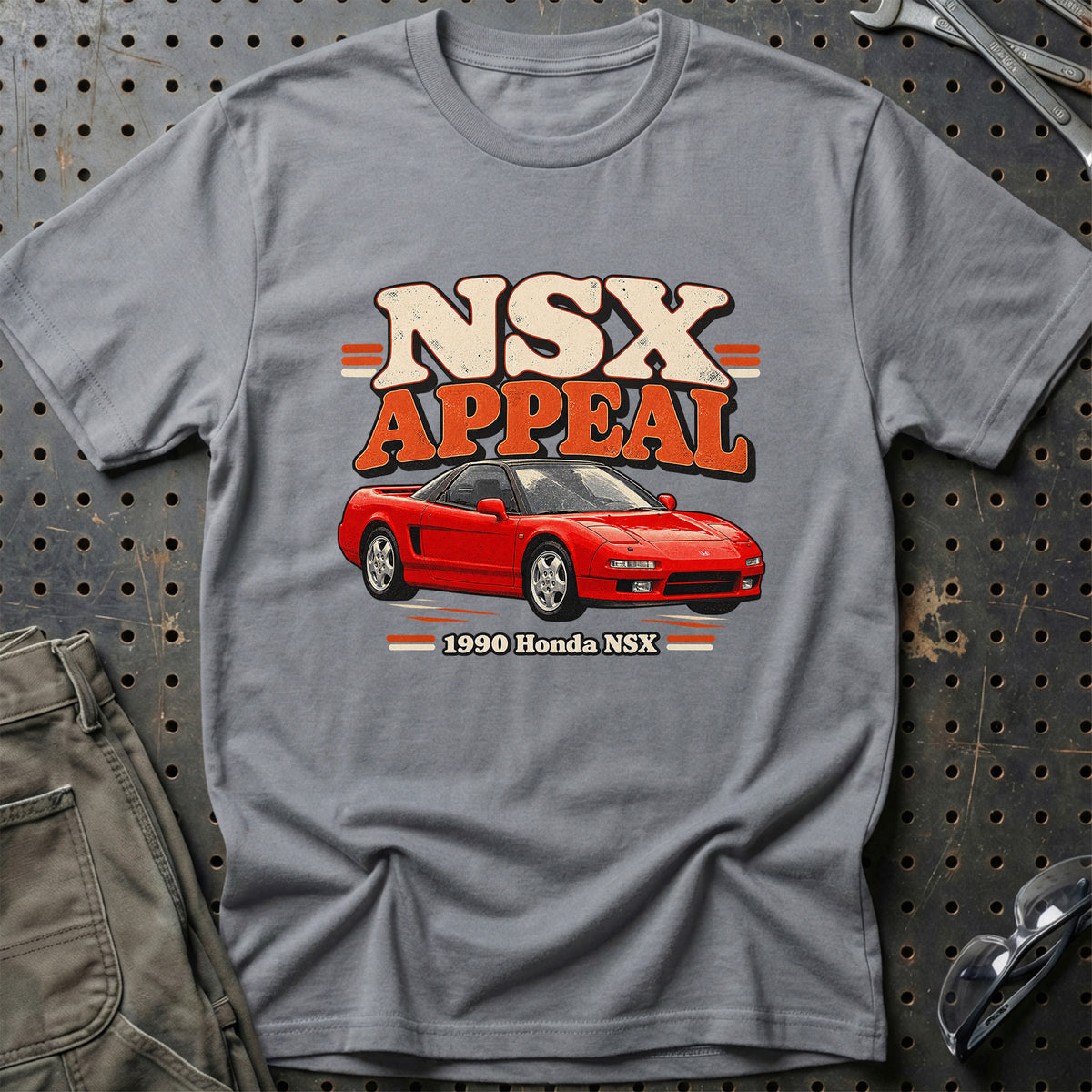 
Honda NSX 1990 – NSX Appeal T-Shirt – Grå Sport
